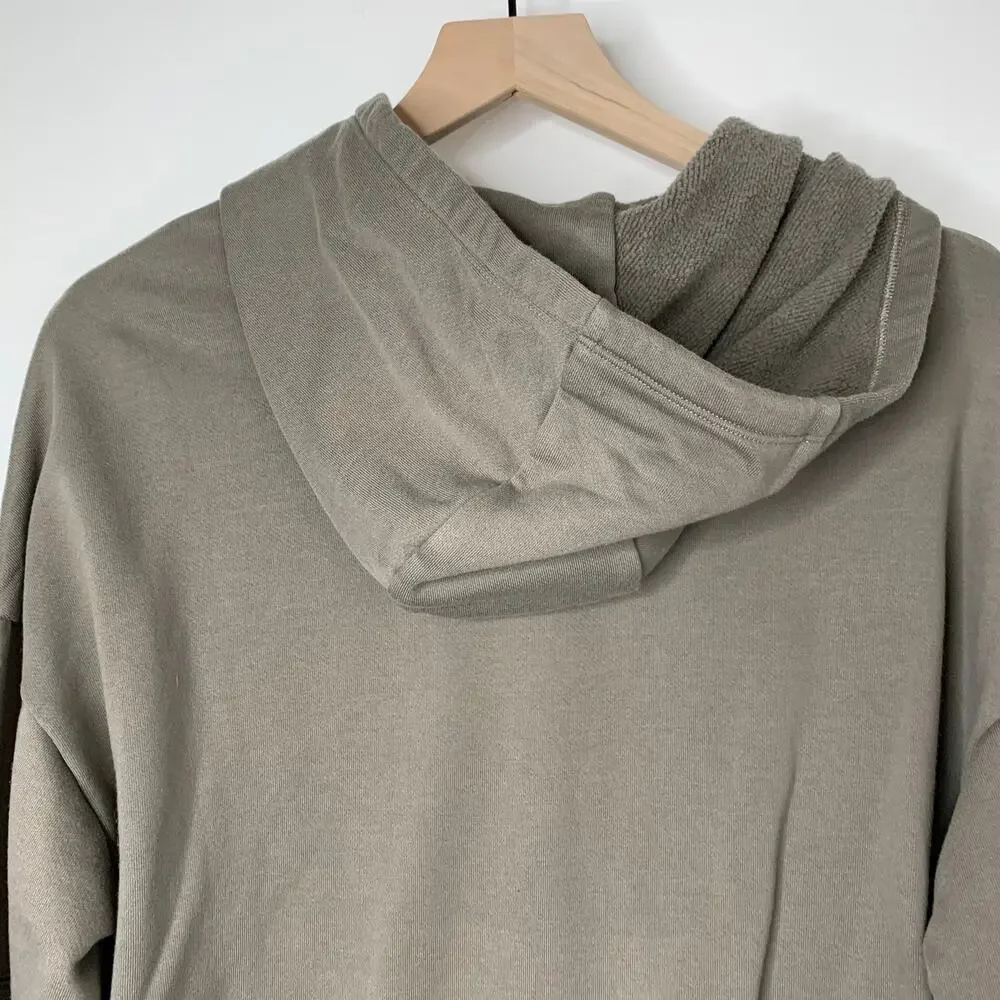 ALO Yoga Brown Interval Hoodie Sweatshirt Branch Womens Small